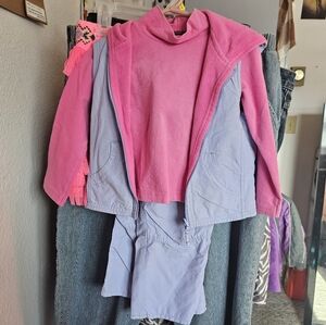 Girls' Oshkosh Bigosh Pink and Purple Matching Set